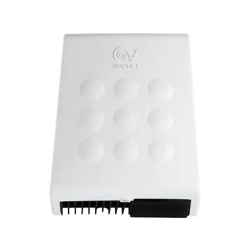 Sèche-mains automatique 2000W 170m3/h coque ABS filtre anti-poussière