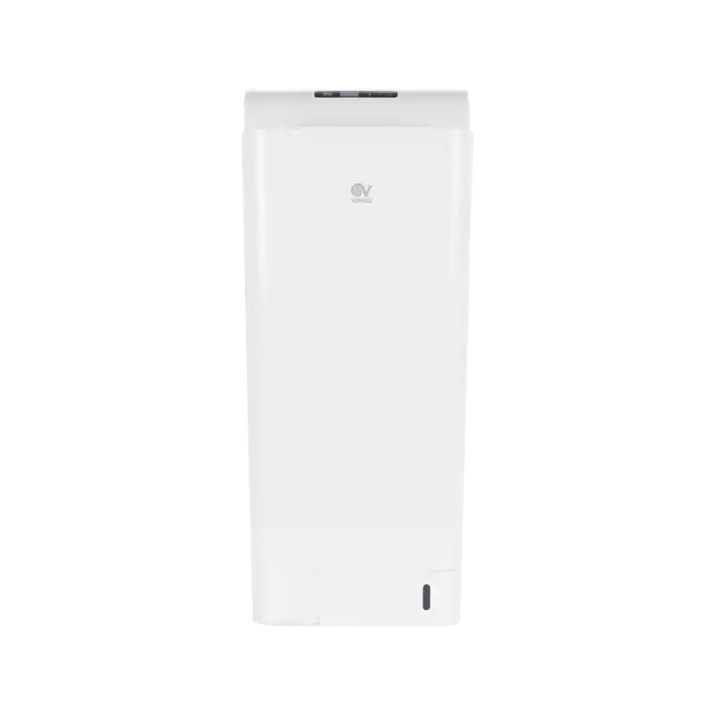 Sèche-mains automatique air pulsé 350m3/h 1850W couleur blanc lampe ge