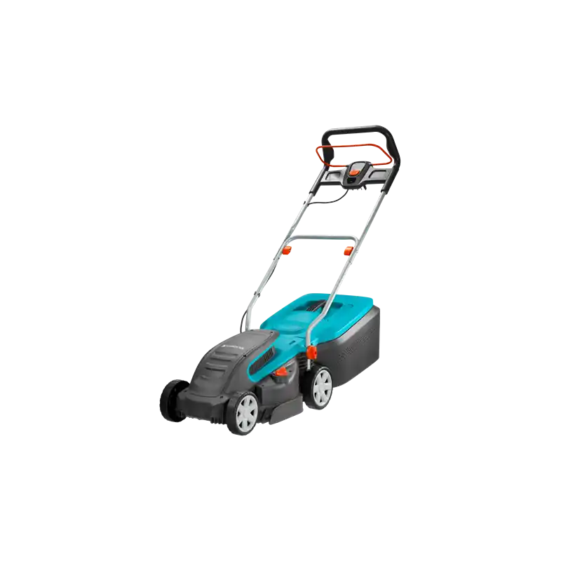Tondeuse électrique 1400W réglage centralisé largeur coupe 34cm PowerM