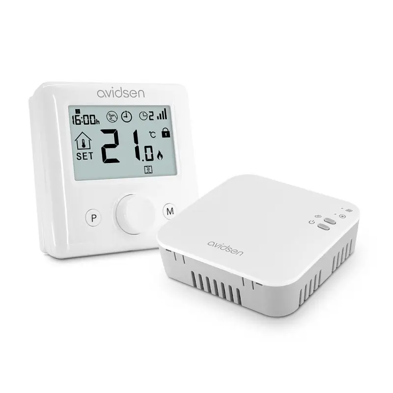 Thermostat Wifi connecté chaudières gaz fioul pompe chaleur HomeFlowWL