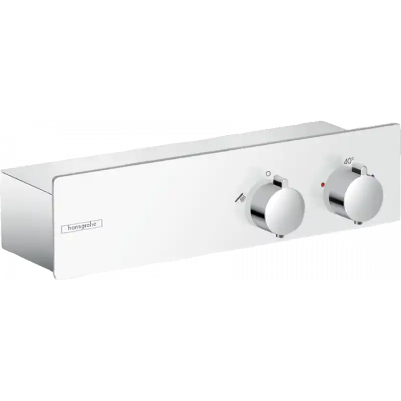 Thermostatique douche ShowerTablet 350 apparent blanc/chromé