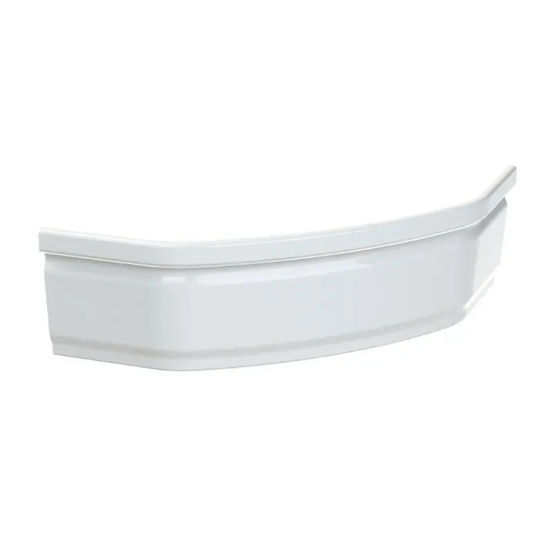 Tablier de baignoire courbe 140 x 140 x 53-56 cm blanc LUCINA