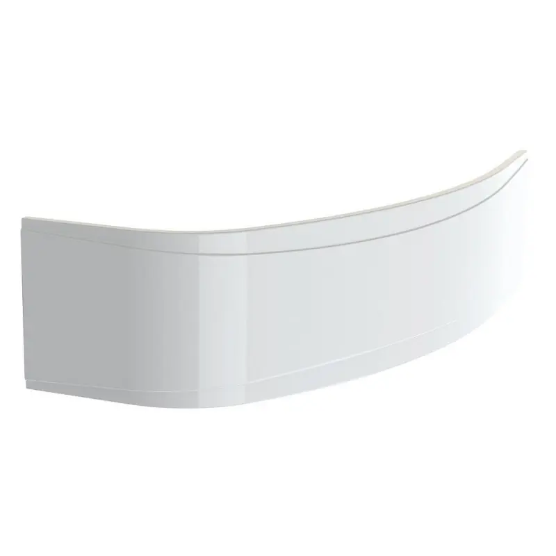 Tablier de baignoire courbe 175 x 110 x 53-55 cm blanc ZELI