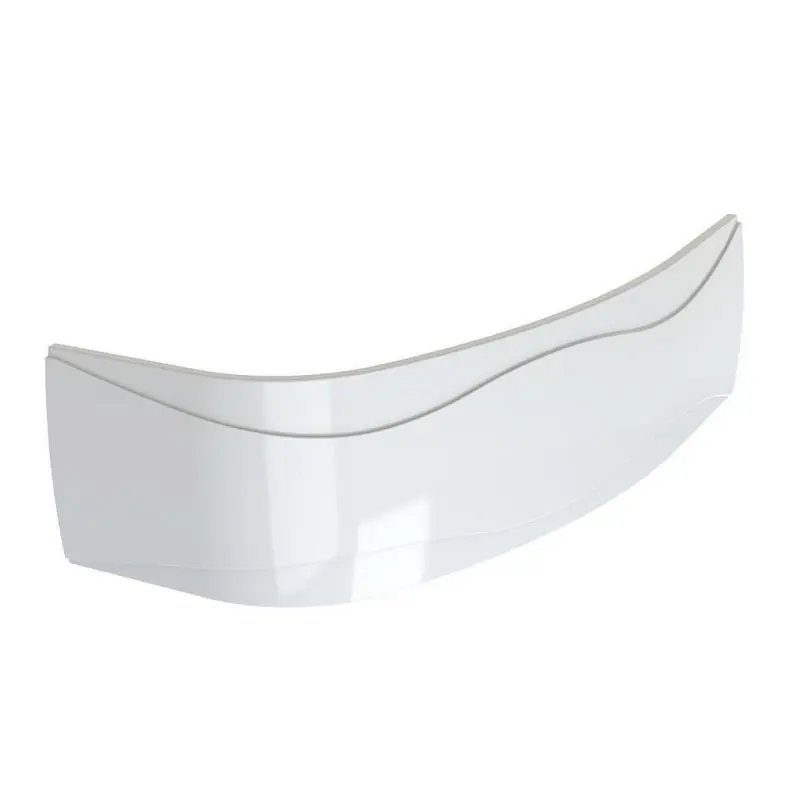 Tablier de baignoire courbe 160 x 100 x 54-56 cm blanc ELBA DUO