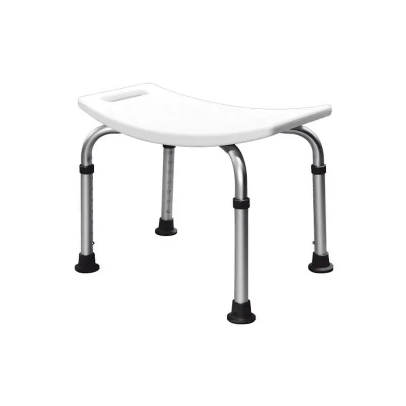 Tabouret de douche amovible blanc charge max 127 Kg (accessibilité PMR