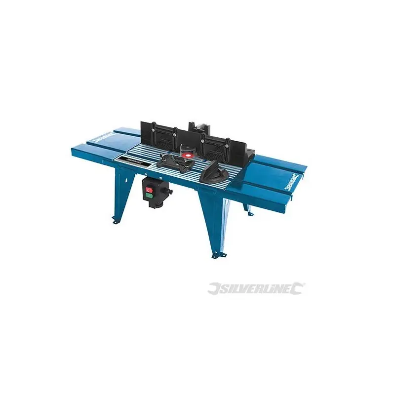 Table de défonceuse avec rapporteur 850 x 330 mm