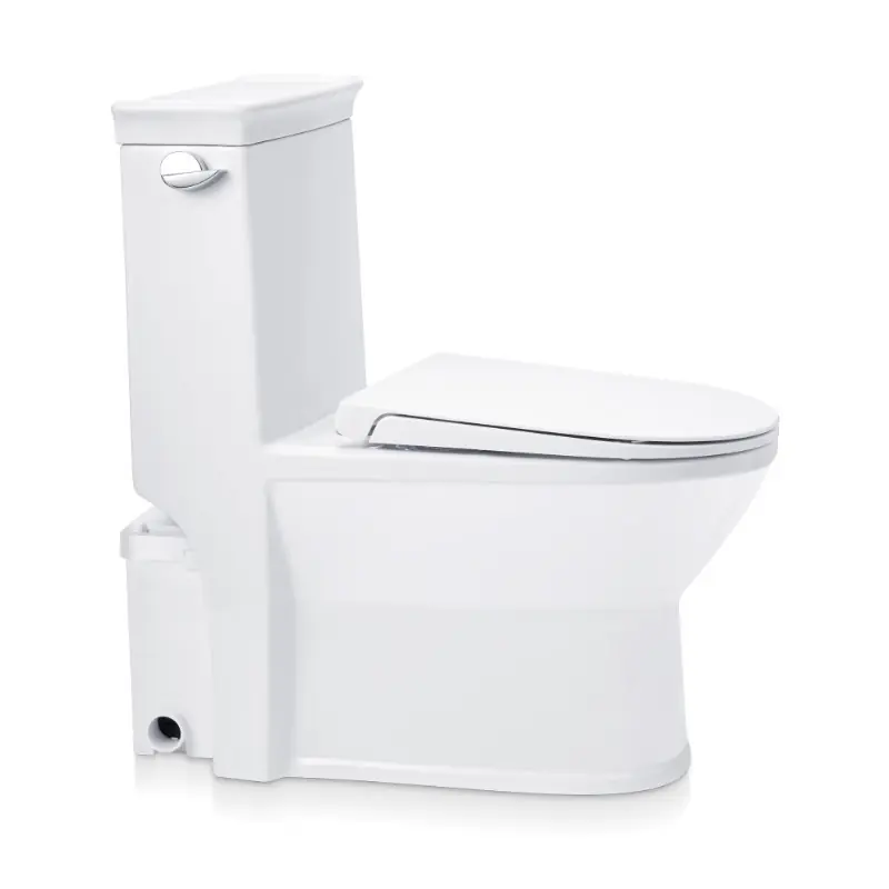 Toilette pompe broyeuse 400W décharge horizontale 70 m 770x720x390mm E