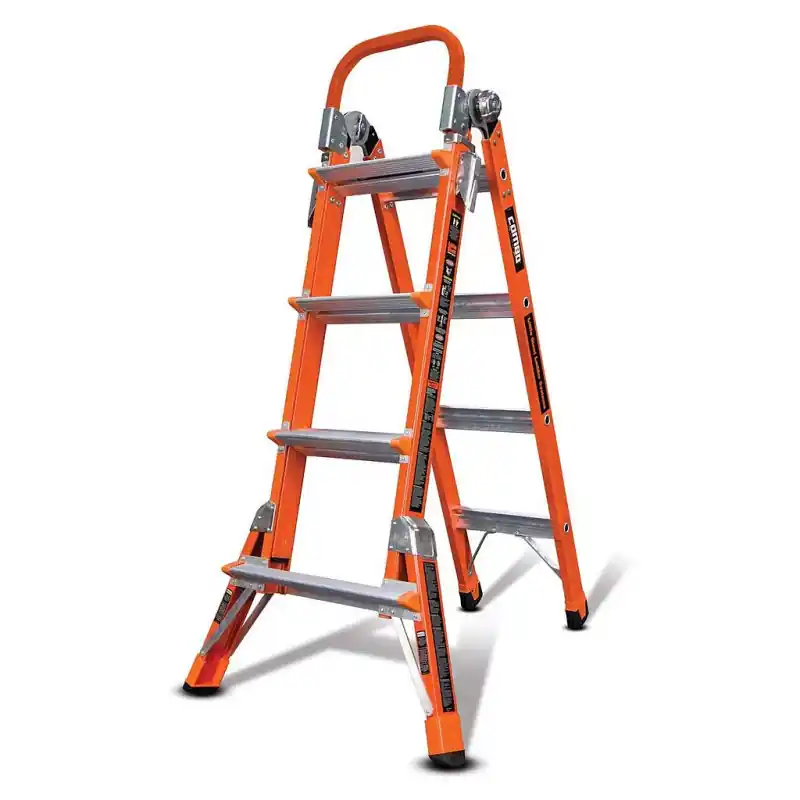 Échelle convertible COMBO Ht. 400 cm en fibre de verre LIG-15295