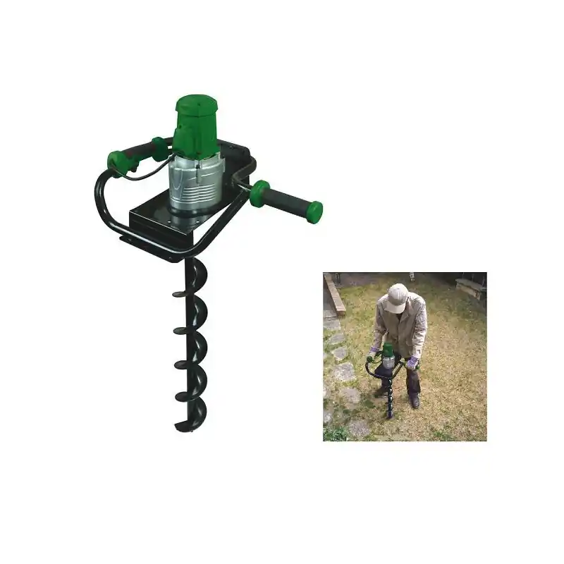 Tarière électrique 1200W mèche en acier laqué PRTARELEC