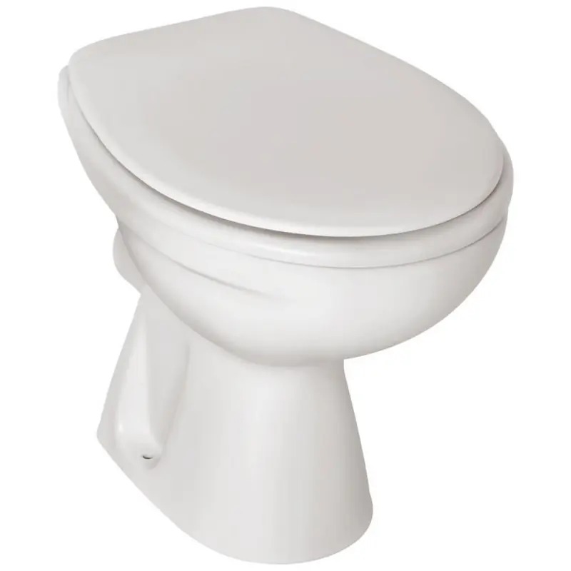 WC à poser indépendant 400 mm sortie horizontale blanc brillant V31220