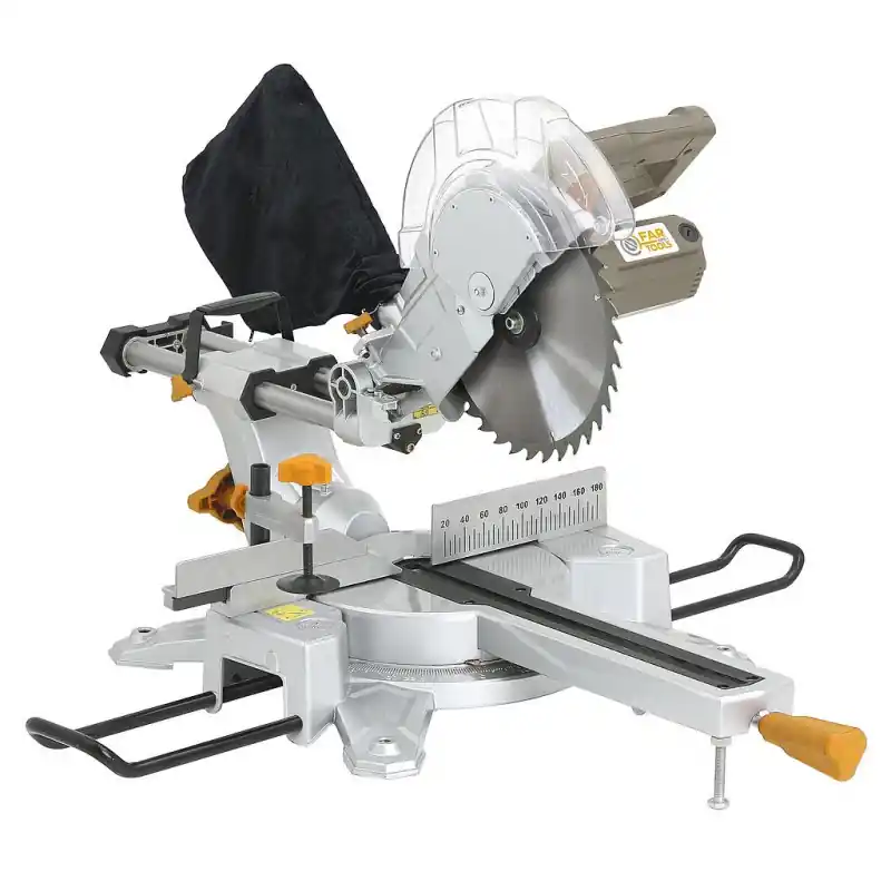 Scie à onglet radiale 1800 W Diam 216 mm coupe maxi 65 mm JOS 210