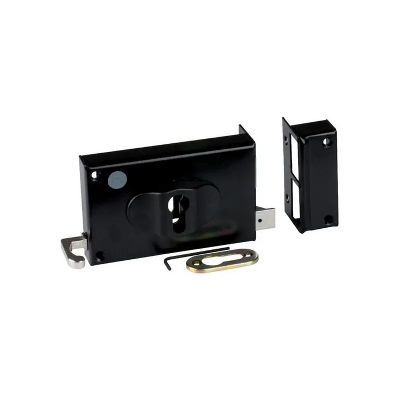 Serrure de sûreté en applique à tirage ND10 Axe 52 à 70 mm gauche