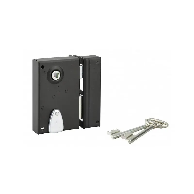 Serrure en applique à fouillot 70 x 110 mm droite 309133
