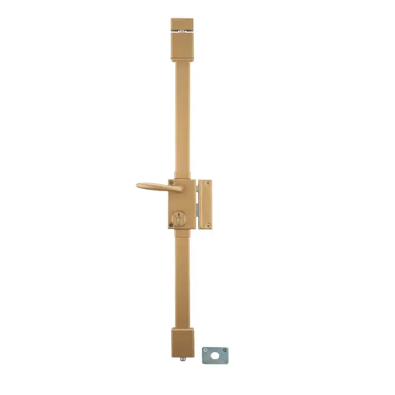 Serrure TARGA or CP 5 goupilles à tirage 75 x 130 mm droite avec 4 clé
