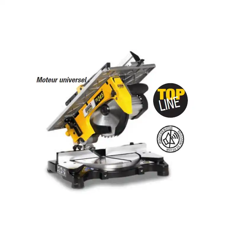 Scie à onglet TR 245 1200W D254mm avec déligneuse Femi Job Line