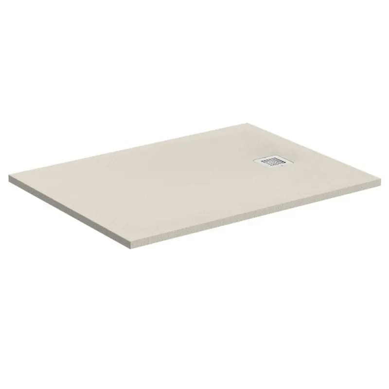 Receveur de douche rectangulaire Ultra Flat S 140 x 90 cm Beige sable