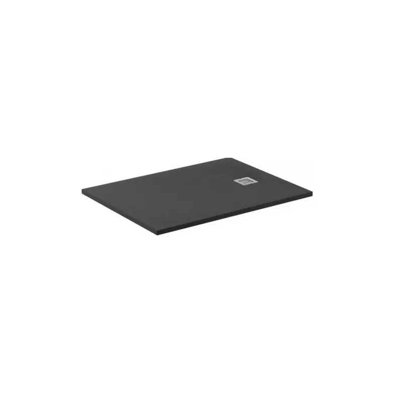 Receveur de douche rectangulaire Ultra Flat S 160 x 100 cm noir intens