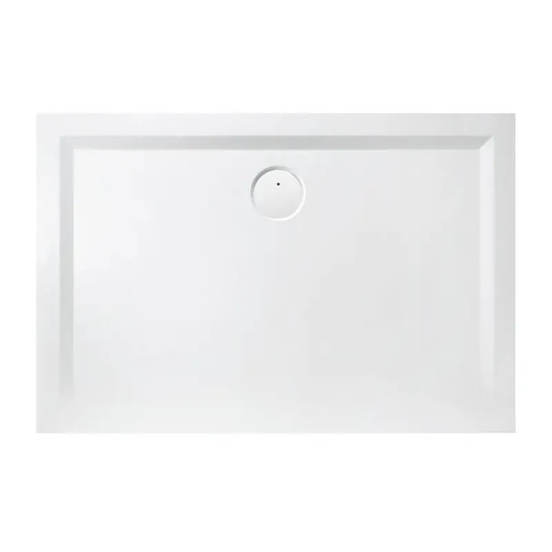Receveur de douche rectangle 750x900 mm blanc SPACE MINÉRAL