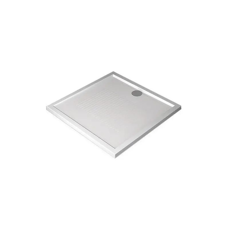 Receveur de douche OLYMPIC blanc carré 80x80 cm hauteur 45 cm OLN804-3