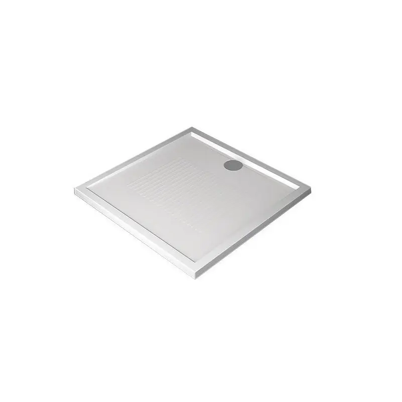 Receveur de douche OLYMPIC blanc carré 90x90 cm hauteur 45 cm OLN904-3