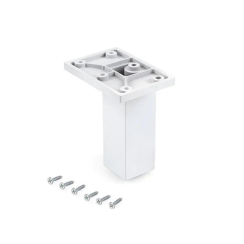 Emuca - Pied pour meubles Smartfeet 1 central 100-110mm plastique blanc - 2023512