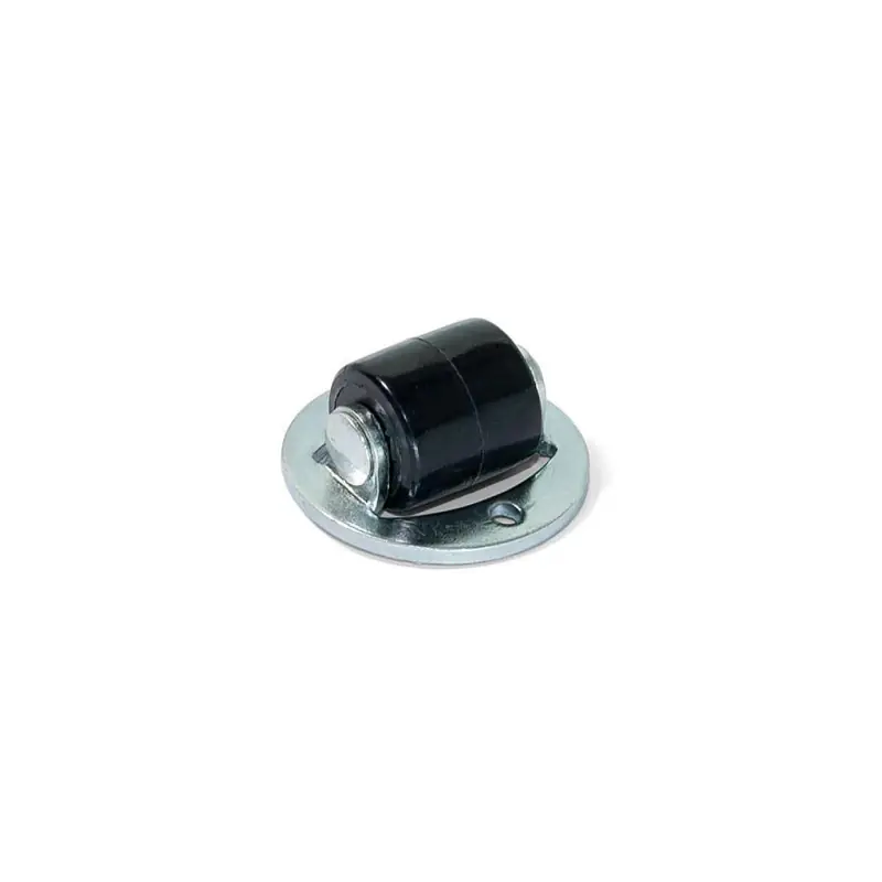 Emuca - Lot de 20 roulettes à galets pour meubles D13mm zingué en acier et plastique - 2039905