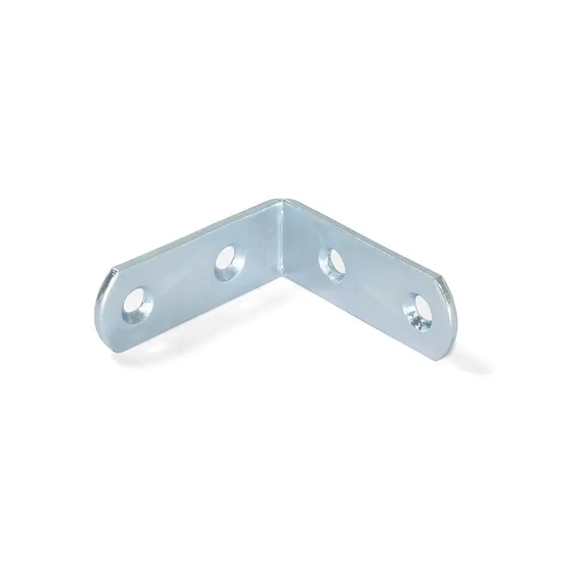 Emuca - Lot de 50 Équerres d‘assemblage pour meubles 42x42mm 4 perçages acier zingué - 4021505
