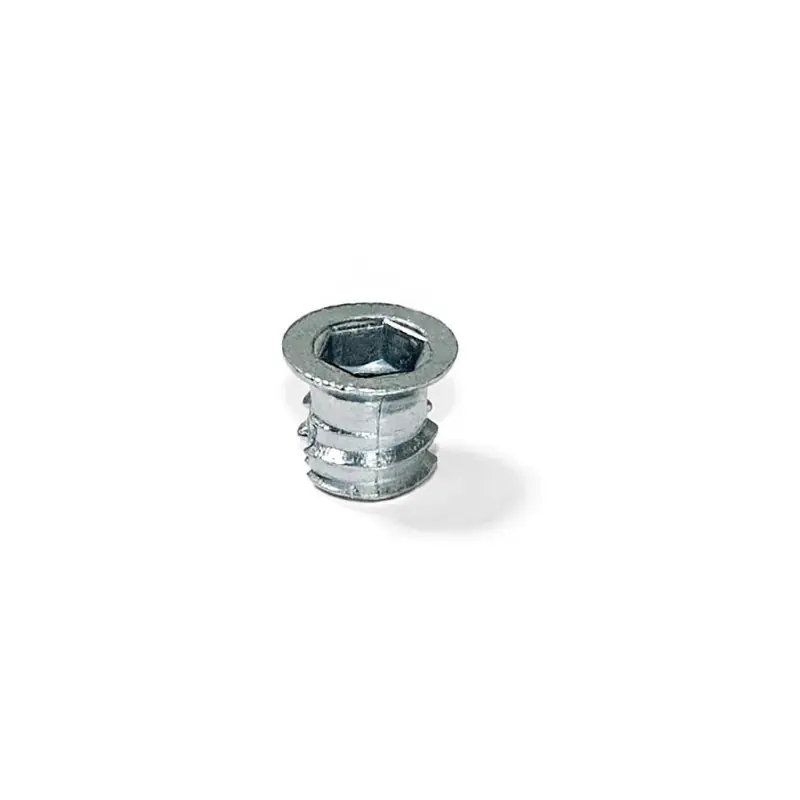 Emuca - Lot de 100 Écrous pour perçages fraisés M8 zamak zingué - 4028705