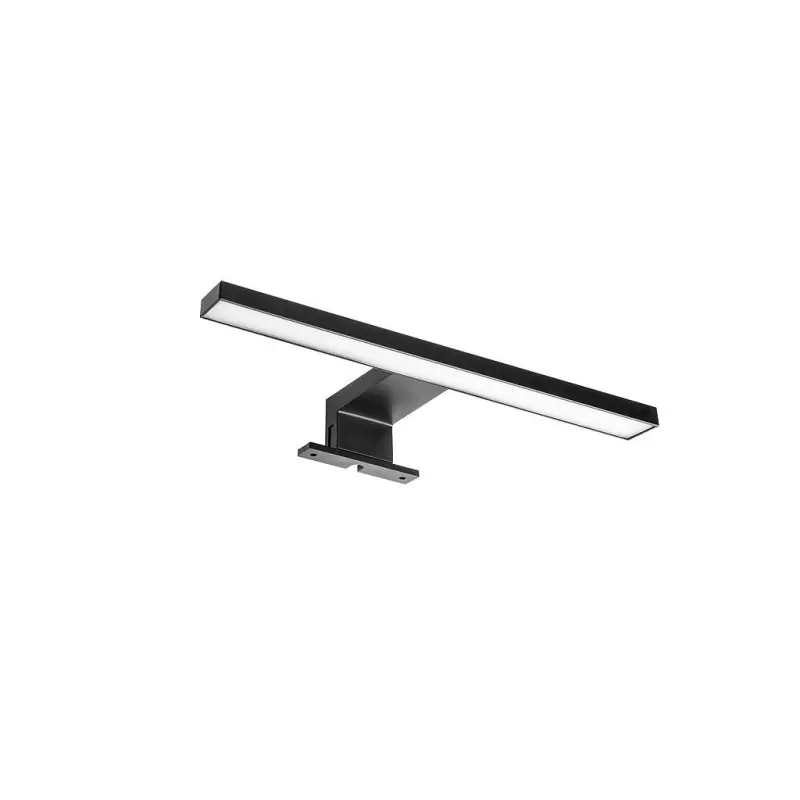 Emuca - Spot Led pour miroir salle de bain Virgo 300mm 6W plastique noir - 5149114