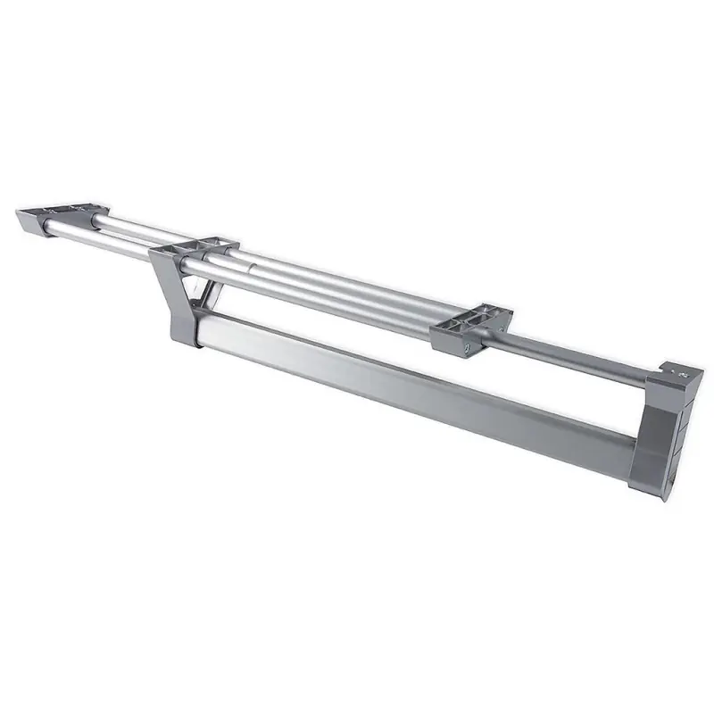 Emuca - Porte-vêtements extractible en aluminium 350mm pour armoire anodisé mat - 6916362