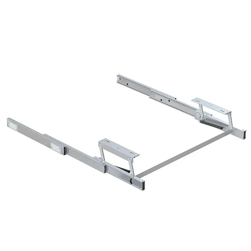Coulisses Oplà Top 450-900mm charge 40kg inox brossé 2045469 Emuca