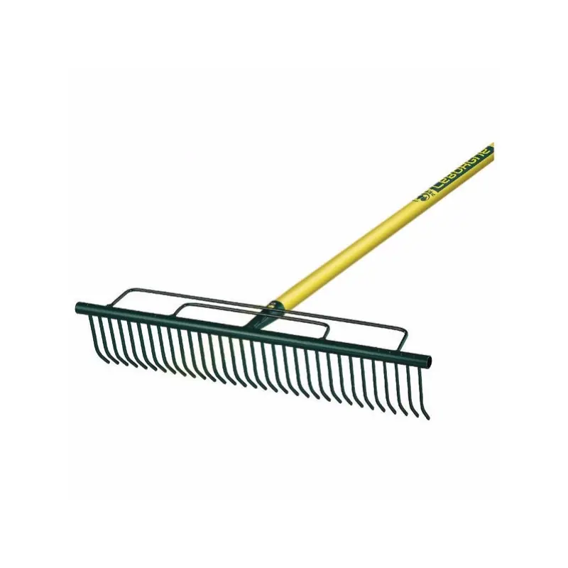 Râteau à gazon dents extérieures manche bois 372321 LEBORGNE