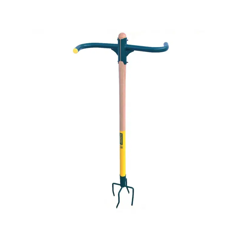 Rotogrif naturOvert 4 dents 100cm manche bois 320040 LEBORGNE