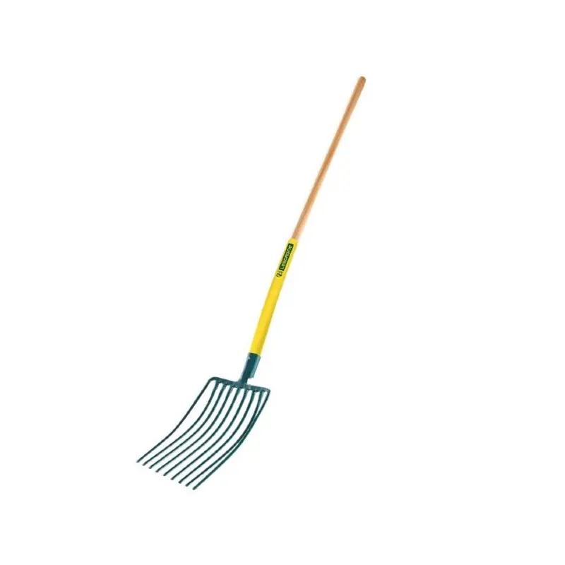 Fourche à cailloux 9 dents manche bois 130cm 424350 LEBORGNE