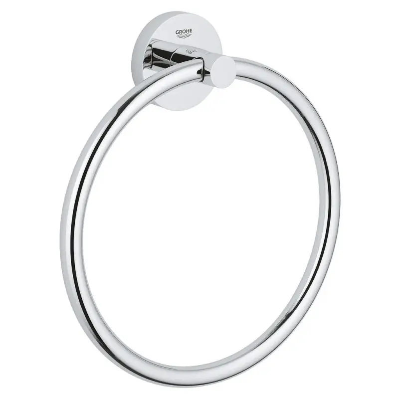 Anneau porte-serviettes chromé Essentials 40365001 Grohe