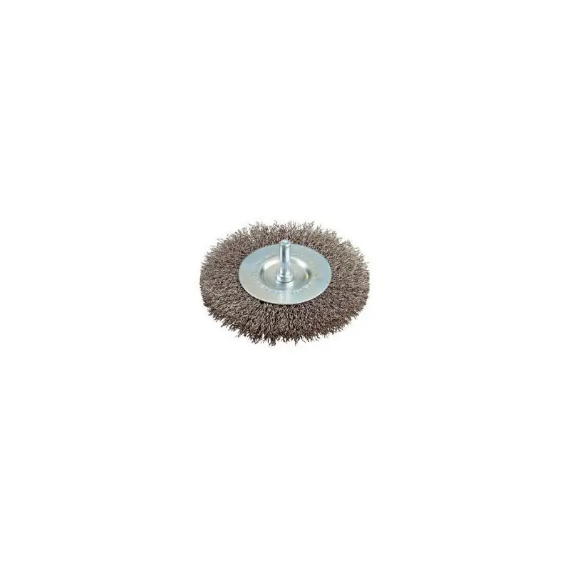 Afaire - Sidamo - Brosse Circulaire Sur Tige 6mm D.50 Fils Ondules Inox