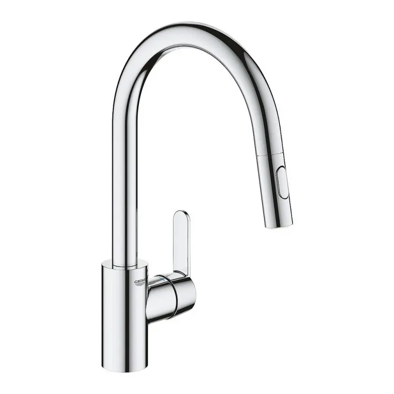 Mitigeur monocommande évier Get avec bec pivotant chromé Grohe
