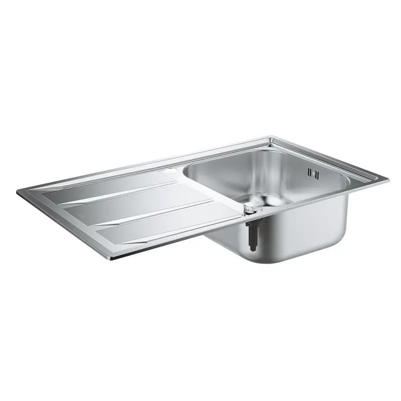 Evier en acier inoxydable K400 860x500mm 1 bac avec égouttoir