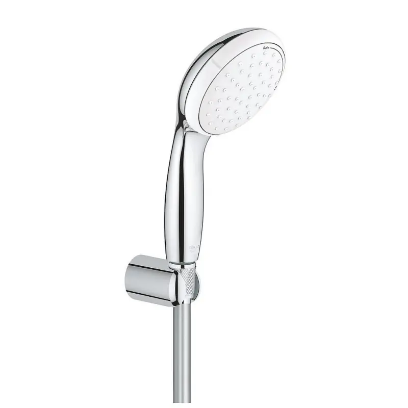 Ensemble de douche 2 jets Tempesta 100 avec support mural chromé