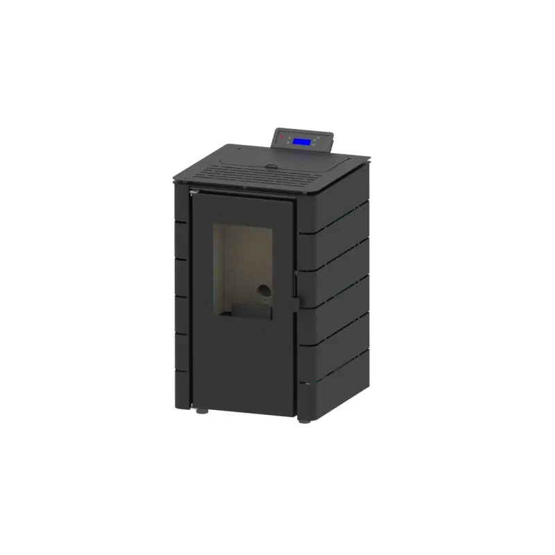 Poêle à granulés Europa noire 6,1kW wifi Solzaima