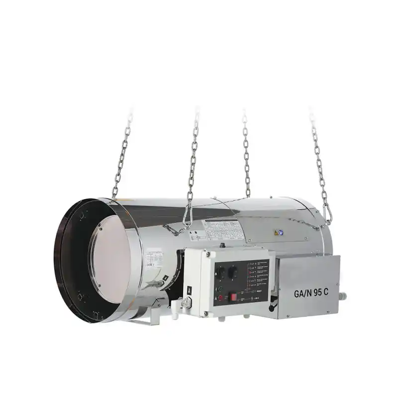 Chauffage à air pulsé GA/N115C suspendu 117,1kW gaz propane ou naturel