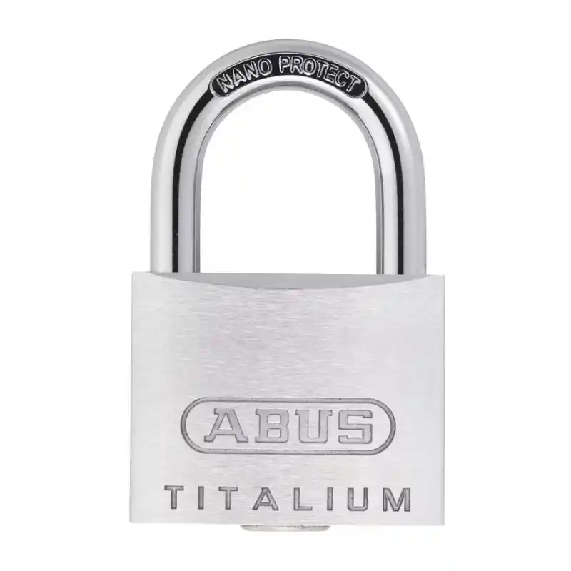 4 Cadenas spécial extérieur Abus 64 Titalium 40 Quads alu 40mm 5 clés