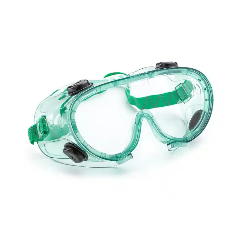 Lot de 20 Lunettes masque Chimilux polycarbonate incolore vert