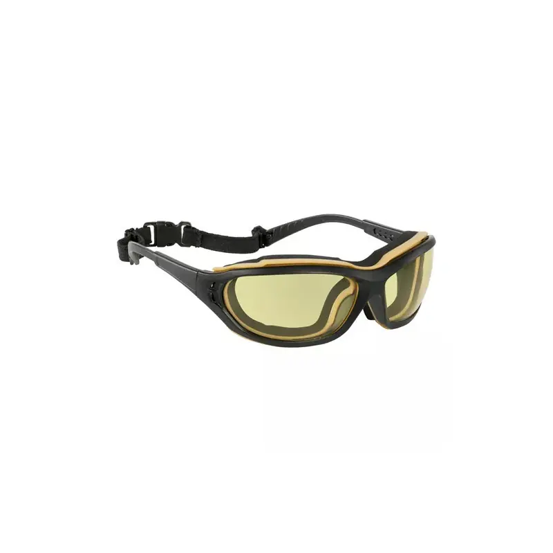 Lot de 10 Lunettes Madlux noir/jaune anti-buée oculaire jaune