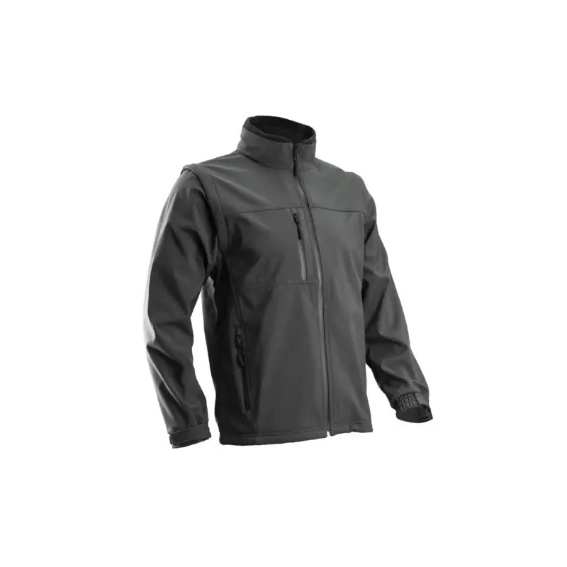 Veste Yang 2 en 1 grise Softshell manches amovibles taille L