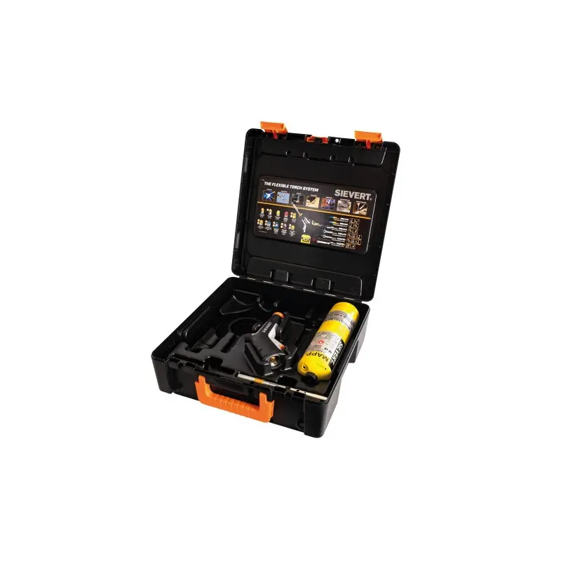Kit bouteille de gaz Powercase MAPP US dans coffret Sievert