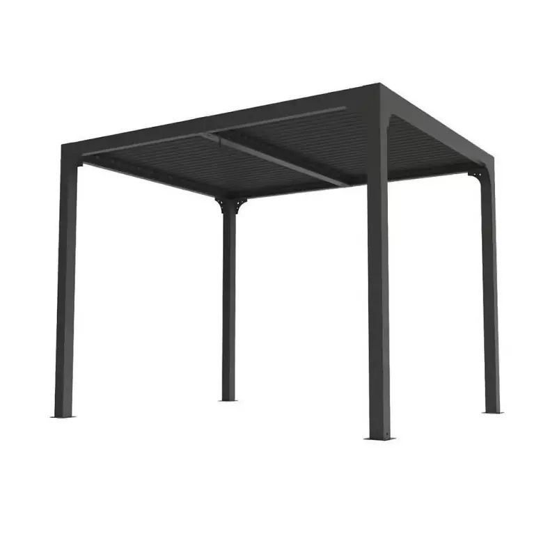 Pergola bioclimatique alu balcon et terrasse 7,20m2 Habrita Foresta