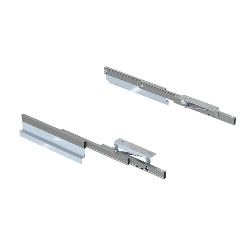 Coulisses table à rallonge et relevable Emuca Oplà Folding+39 alu