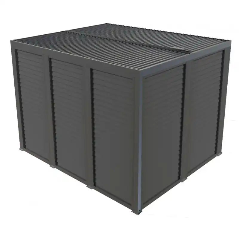 Pergola Habrita PER 36V30V BI 10,80m2 ventelles mobiles des 2 côtés