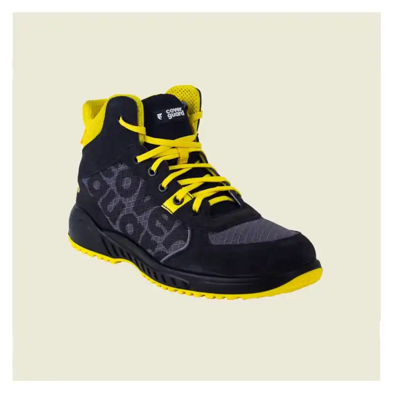 Basket sécu haute Coverguard Claw Swift taille 43 noir jaune maille